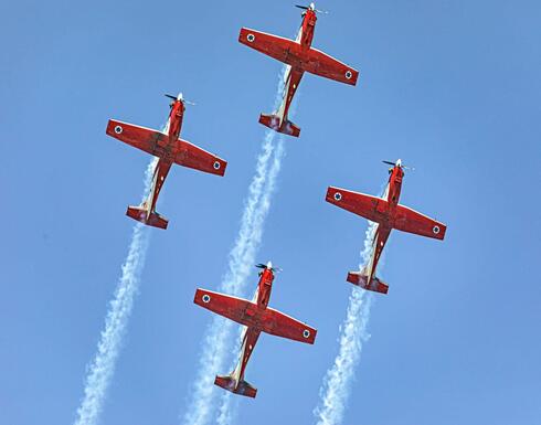 אימון מטוסים בחיפה למטס יום העצמאות